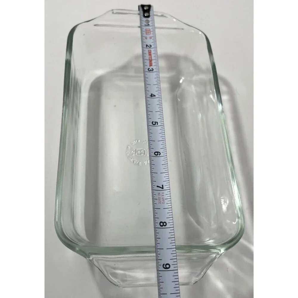 Anchor Hocking #443 Glass Handled Baking Dish 7.5 x 4 x 2
